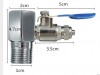 1/2 & 1/4 Mini Küresel Vana ve Osmos / Ro Hat Alma T Bağlantısı