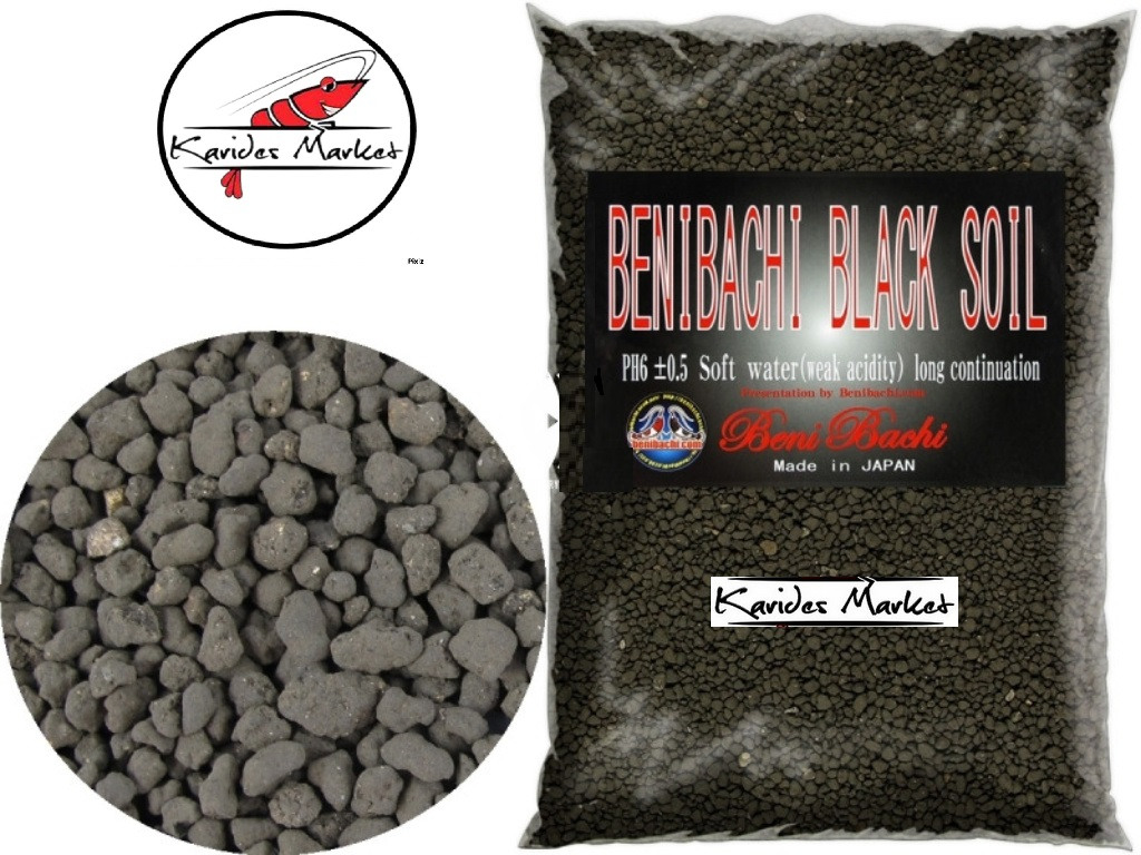 Benibachi Black Soil Normal 1 Kg. Orjinal Paketten Bölme Açık 1 Kilo 2-3 mm 