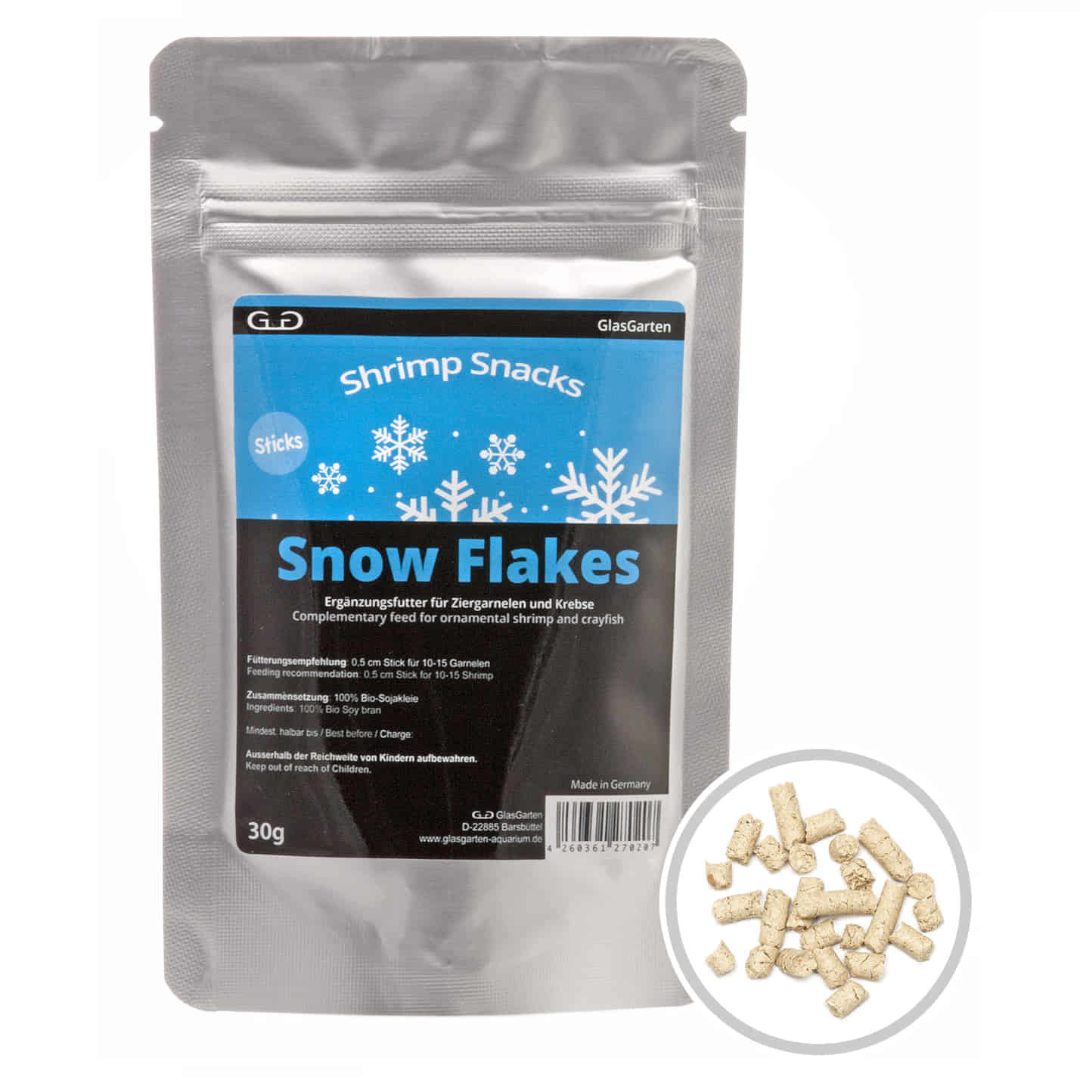 GlasGarten Shrimp Snacks SnowFlakes 30 gr İthal Karides Yemi Shrimp Food Snow Flakes 