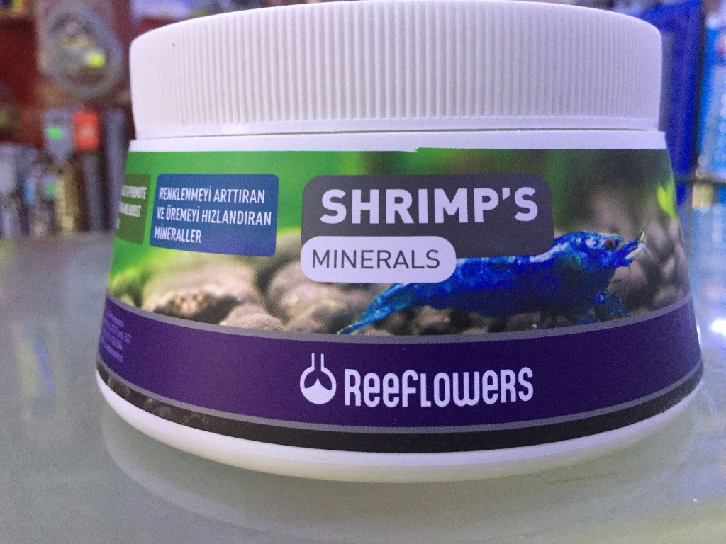 ReeFlowers Shrimp's Minerals Toz 250 Gram 