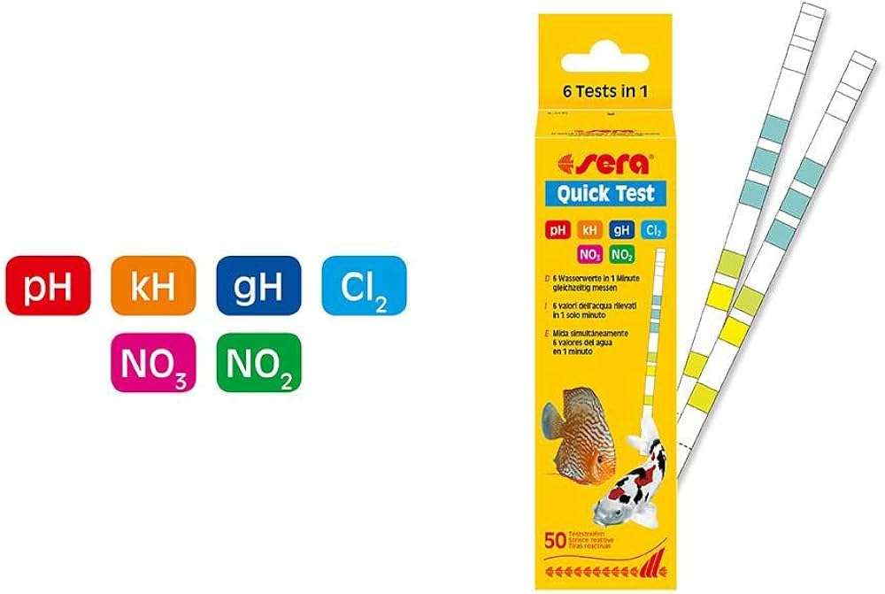Sera Quick 6 in 1 Test Basit ve Hızlı Test Çubuğu ( 50 Ölçüm ) Sera Quick 6 in 1 Test Basit ve Hızlı Test Çubuğu ( 50 Ölçüm )