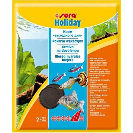 Sera Holiday 2 Tablet Tatil Yemi SKT:11/2024 