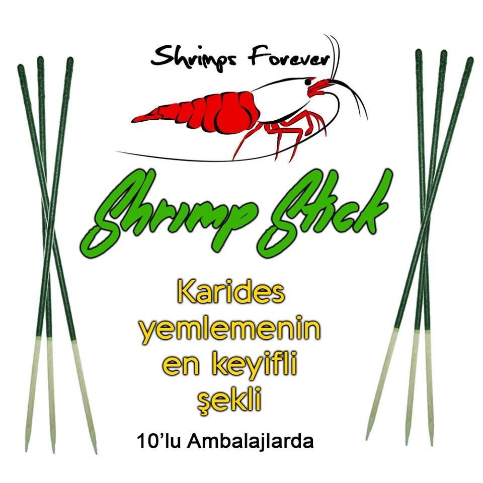 Sticks Walnut Karides Yemi ( Stick Lolipop 10 lu Paket ) Shrimp Food Shrimpsfor Ever