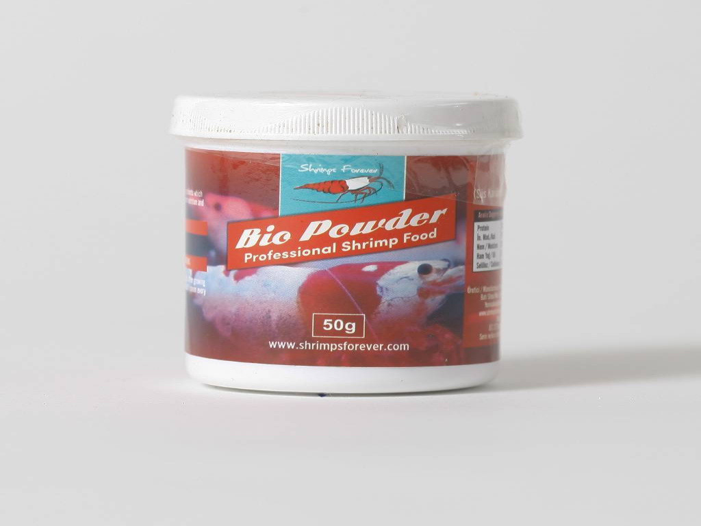 BİO POWDER Karides Tankları için Bio Film Microorganizma Kaynağı 50 Gram Karides Yemi - Shrimp Food Shrimpsfor Ever