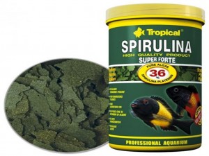 Tropical Super Spirulina Forte Bitkisel Pul 50 Gram Kovadan Bölme Açık Poşette