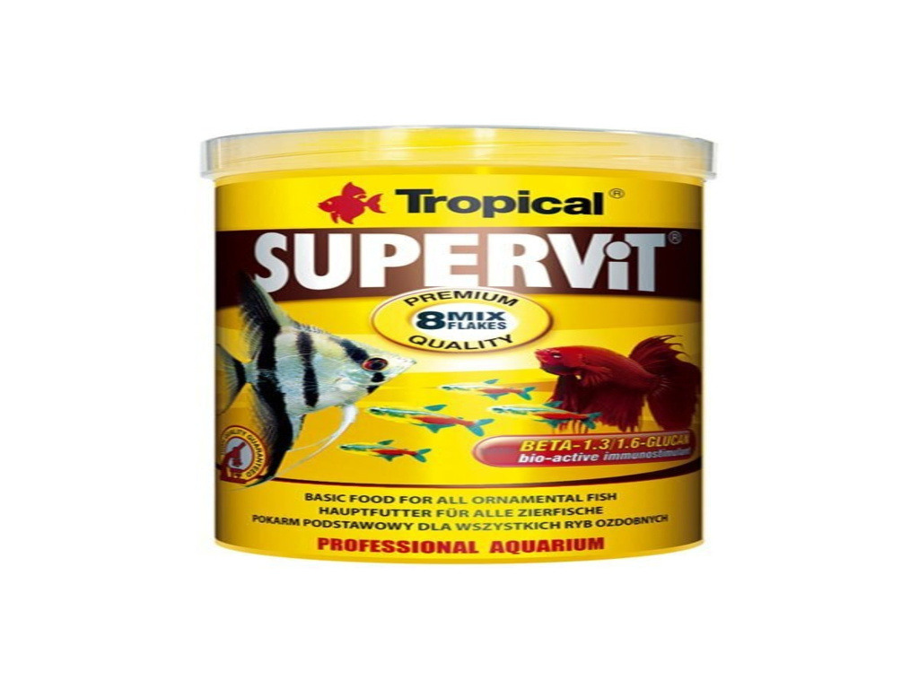 Tropical Supervit 100ml / 20gr Besleyici Karışık Pul Yemi SKT:01/2025 