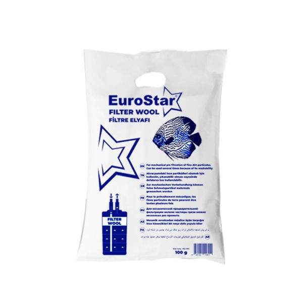 EuroStar Filter Wool Akvaryum Filtre Elyafı 100 Gr