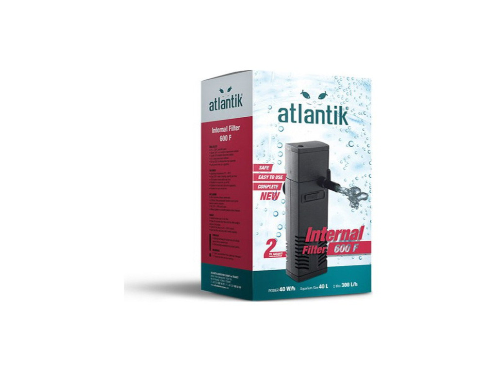 Atlantik 600 F Şelaleli Akvaryum Iç Filtresi 4 Watt - 1 Adet 