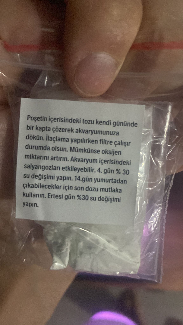 Genchem No Planaria Hidra - Hydra İlaç Tedavi 5 Gram -  50 Litre Tedavi Dozu