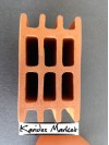 Fırınlanmış Gerçek Doğal Seramik Tuğla Modelli Vatoz Pleco Küp Yuvalığı - 1 Adet Fırınlanmış Gerçek Doğal Seramik Tuğla Modelli Vatoz Pleco Küp Yuvalığı - 1 Adet