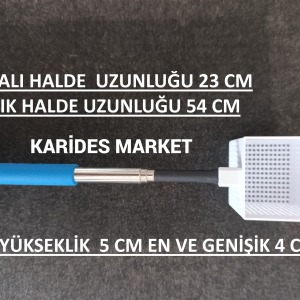 1 Adet KARE MODEL Karides Balık Canlısı Yakalama Kepçesi Teleskopik Uzayabilen 3d Dıy