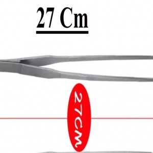 Düz Uçlu 27 Cm Çelik Bitki Maşası Cımbızı Akvaryum Bitki