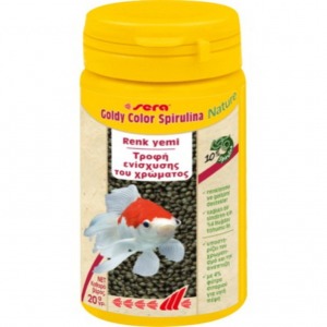 Sera Goldy Color Spirulina 50 Ml 20 gr Besleyici Balık Karides Yemi