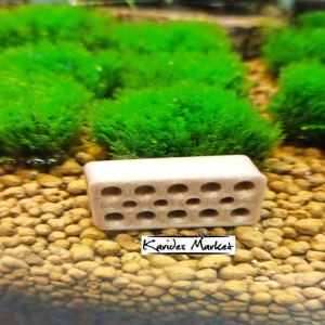 MİNİK BOY Karides Saklanma Alanı 14 Gözlü Dekor Tuğla 1 Adet - 3D Dıy