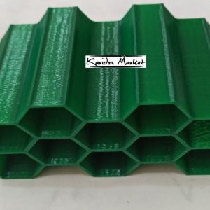 10 Gözlü Petek Modeli Karides Saklanma Alanı 1 Adet - 3D Dıy Siyah Renk