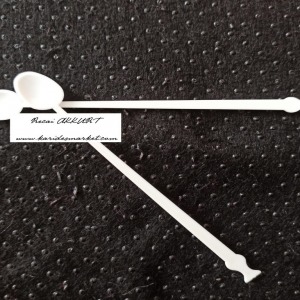 2 Adet Balık , Akvaryum Canlısı Besleme Yem Kaşığı Plastik Kaşık