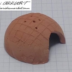 Fırınlanmış Seramik Doğal Mağara Dekoru Saklanma Yuva - 1 Adet