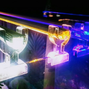 Akvaryum Tekli Ayak 1 Çift Led Aydınlatma Armatür 