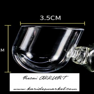 Balık Karides Yemleme , Dekor ve Tasarım Amaçlı Mini Bardak - 1 Adet