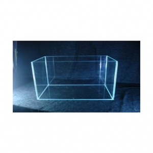 30x30x30 Cm 45 Derece Açılı Ultra Clear Cama Cam Küp Crystal Akvaryum