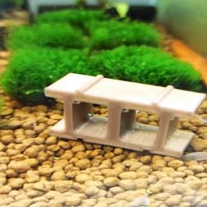 KÜÇÜK BOY Dekor Briket Tuğla Karides Saklanma Alanı 1 Adet - 3D Dıy