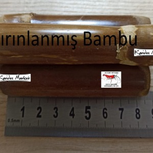 Fırınlanmış Doğal Bambu Kamış 8-10 Cm Boy Karides - Kerevit Yavru Saklanma Yuva Üretim Dekor 1 Adet