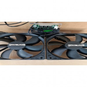 Dijital Termostatlı 8 x 2 Cm Çapında Çok Amaçlı Akvaryum Kuluçka Buzdolabı Soğutma Buhar Fanı 3D DIY 