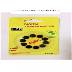 Liya LY308C Mini Yuvarlak Digital Derece Thermometer LCD  - 1 Adet Termometre
