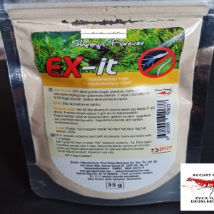 EX-it Planaria Hydra Giderici Tamamlayıcı Tedavi Yem 35 Gram Exit Shrimpsfor Ever