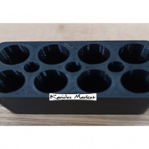 Siyah 11 Göz Dekor Tuğla Modeli Karides Saklanma Alanı Büyük Boy 1 Adet - 3D Dıy 