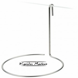Paslanmaz Çelik (M) Model 10 Cm Yükseklik 6.5 cm Çap Wabikusa Kokodema Ball Askısı