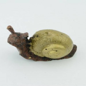 Mini Akvaryum Dekoru ( Salyangoz ) Seramik - 1 Adet 