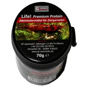 GT Essentials - Life ! - Premium Protein 70 Gr İthal Karides Yemi Shrimp Food