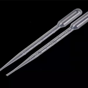 3 Ml Plastik Ölçüm Pipet Şeffaf İlaç ve Sıvı Ekleme Pastör Pipeti 1 Adet