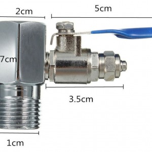 1/2 & 1/4 Mini Küresel Vana ve Osmos / Ro Hat Alma T Bağlantısı