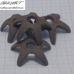 Fırınlanmış Seramik Doğal Deniz Yıldız Dekoru Saklanma Yuva - 1 Adet