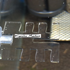 Şeffaf Renk 4.5X3.5 Cm Moss Standı Raf - Salınım Yapmaz - 1 Adet 3D Dıy