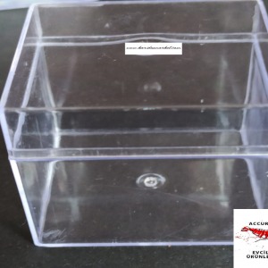 5*5 cm Şeffaf Kapaklı Çok Amaçlı Plastik Kutu - ( Yemlik , Fotoğraflama veya Organizer Kutusu ) - 1 Adet